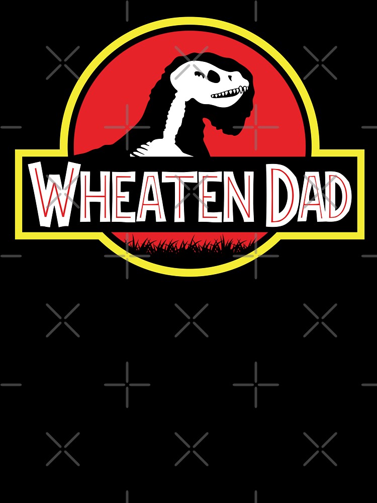 (For Dark Background) Jurassic Soft Coated Wheaten Terrier Dad by More Cute Dogs