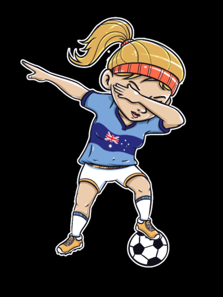 Dabbing Soccer Player Funny Australia Fan by shirtshue