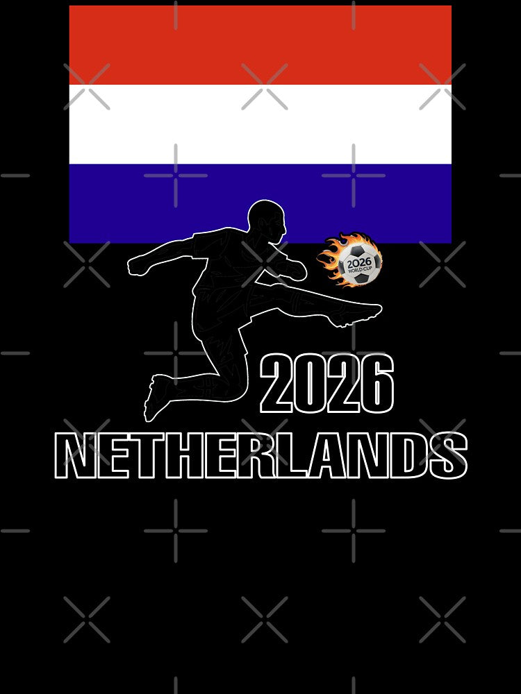 Netherlands Soccer T-shirt 2026 by benchpod47