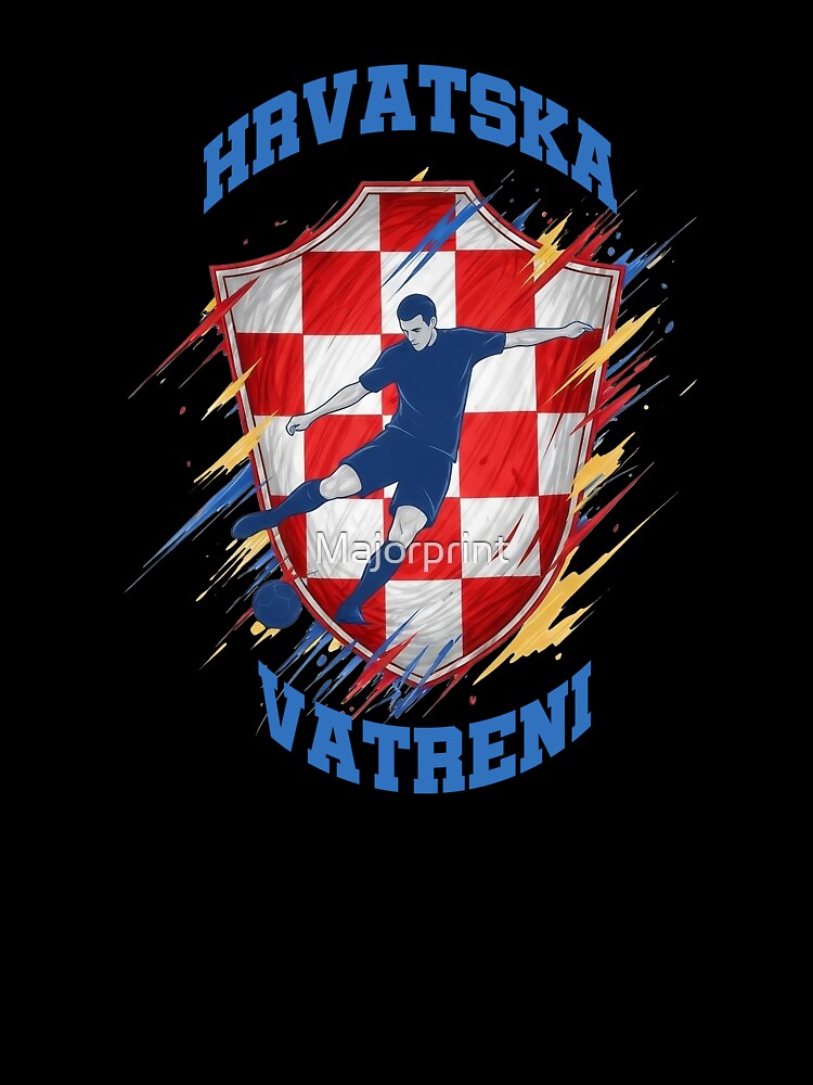 Croatia Soccer Vatreni Spirit by Majorprint