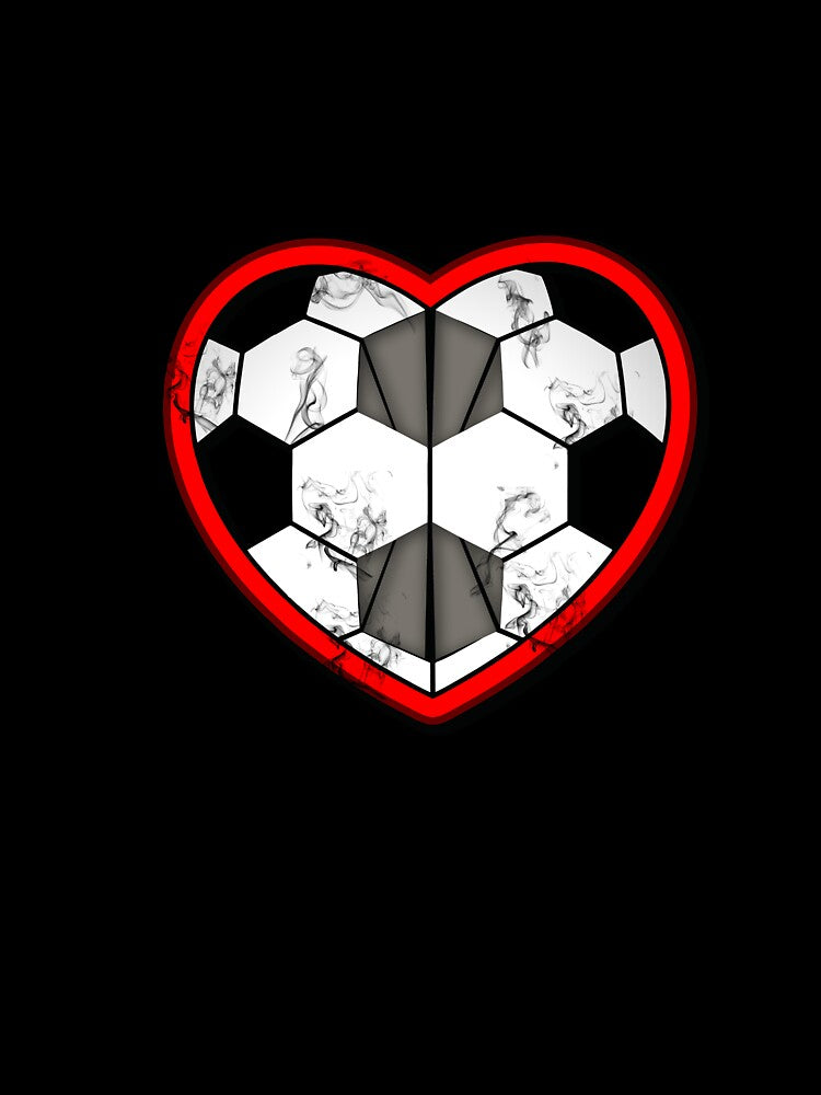 SoccerBall Heart Shirt by CreativeStrike