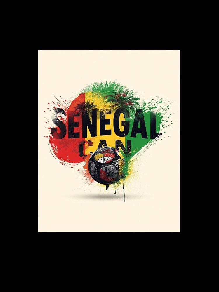 Senegal CAN Spirit – Lions of Teranga Football Art | African Soccer Pride by layproject