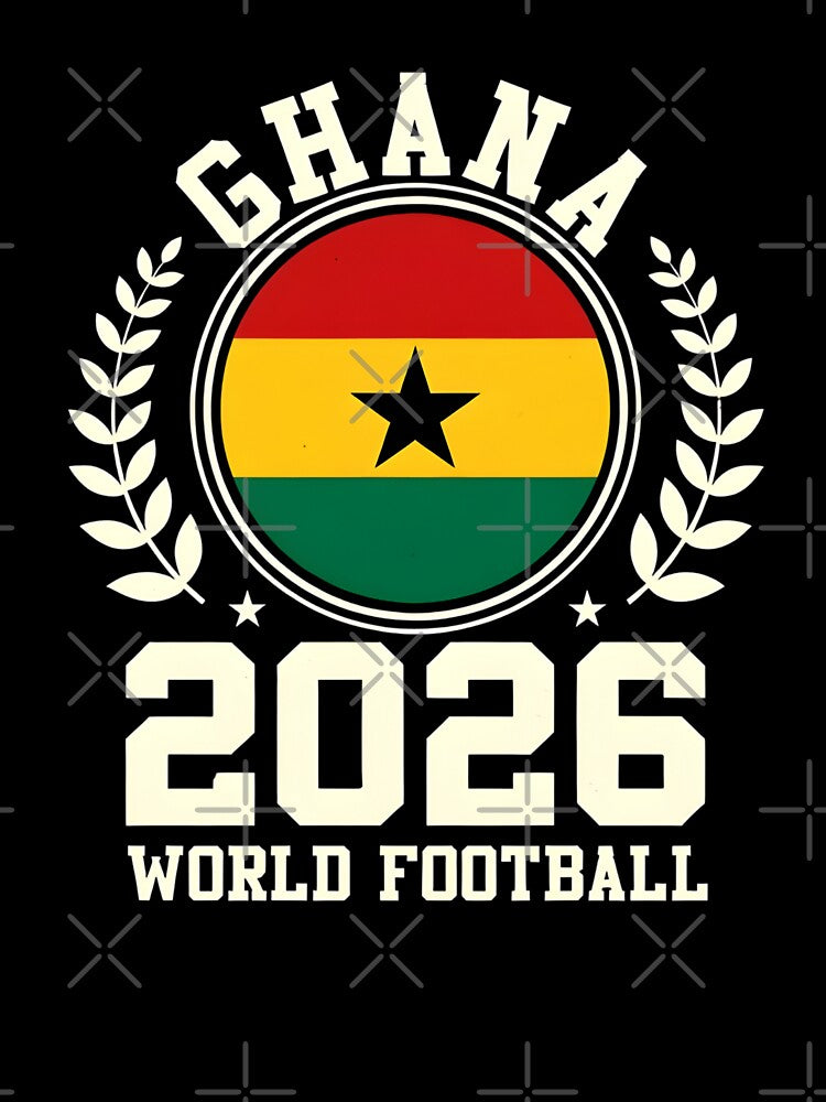 Ghana Black Stars 2026 | Vintage Heritage Football Fan Badge by dudelinart