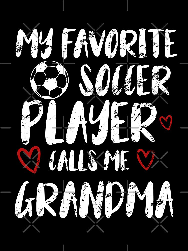 Copy of my favorite soccer player call me grandma, funny gift idea for grandma football lovers by KHELISTORE