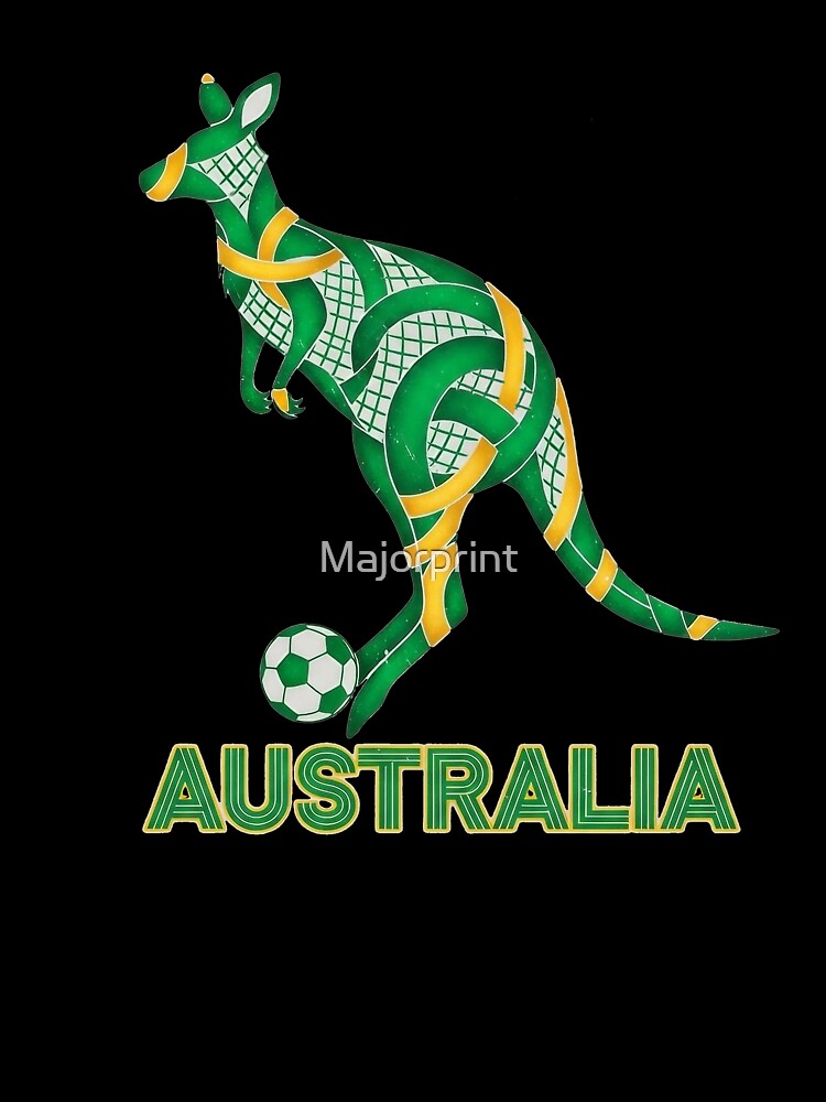 Geometric Kangaroo Australia Spirit by Majorprint