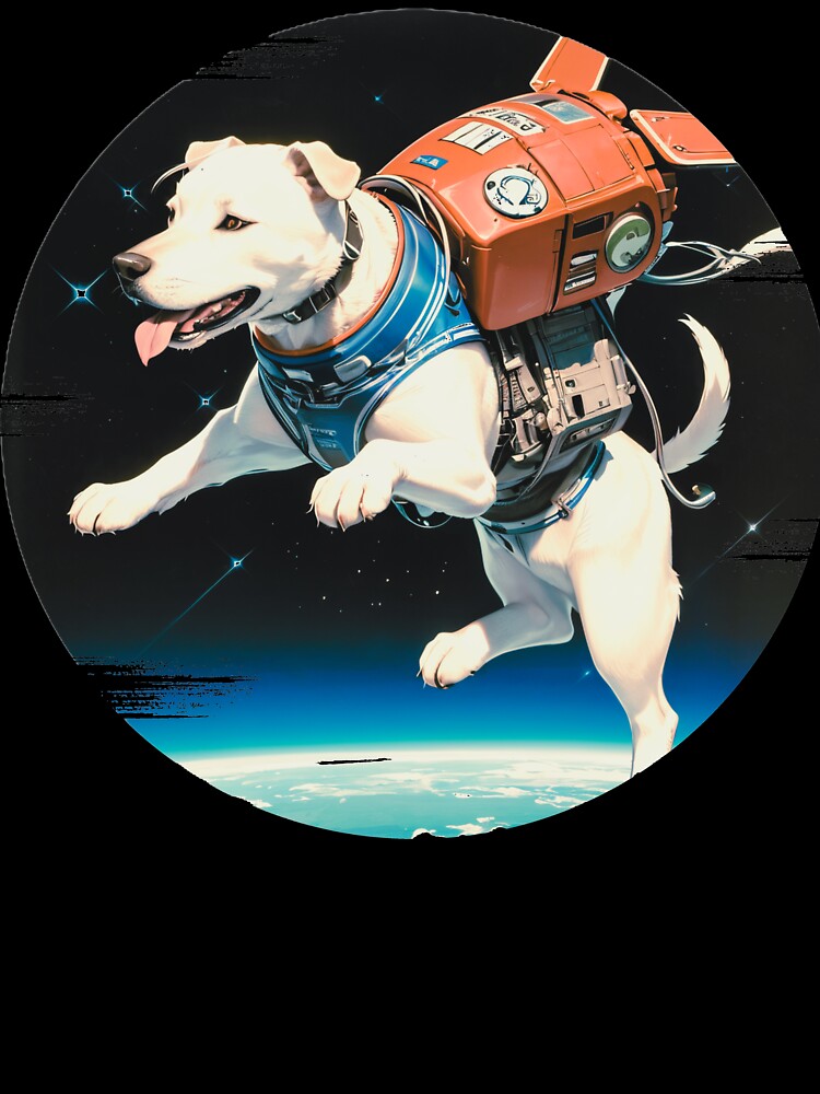 Space dog by Inklivion
