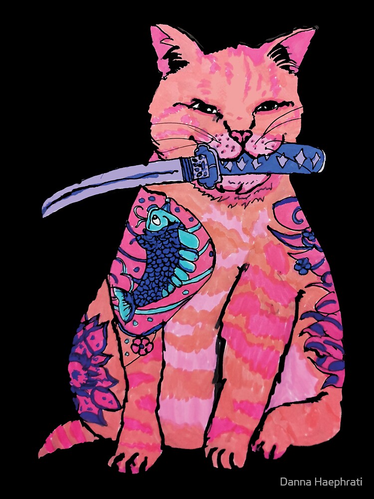 sword cat by Danna Haephrati
