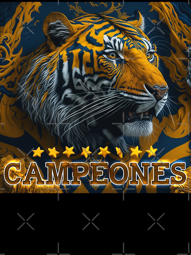 "The Triumphant Roar: Impressive Design of the Tigres de Monterrey UANL. Champions" by churrito