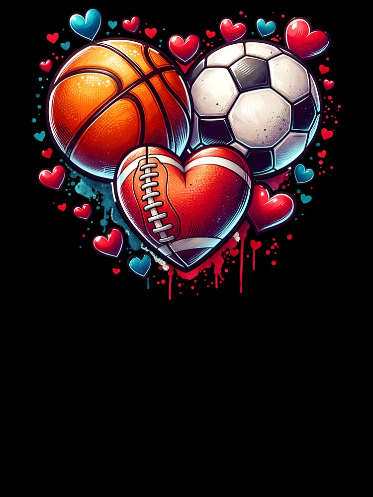 Valentines Day Sports Design by STTdezign