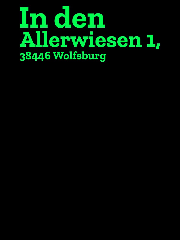 Wolfsburg Stadium Address by The Chuck Wagon
