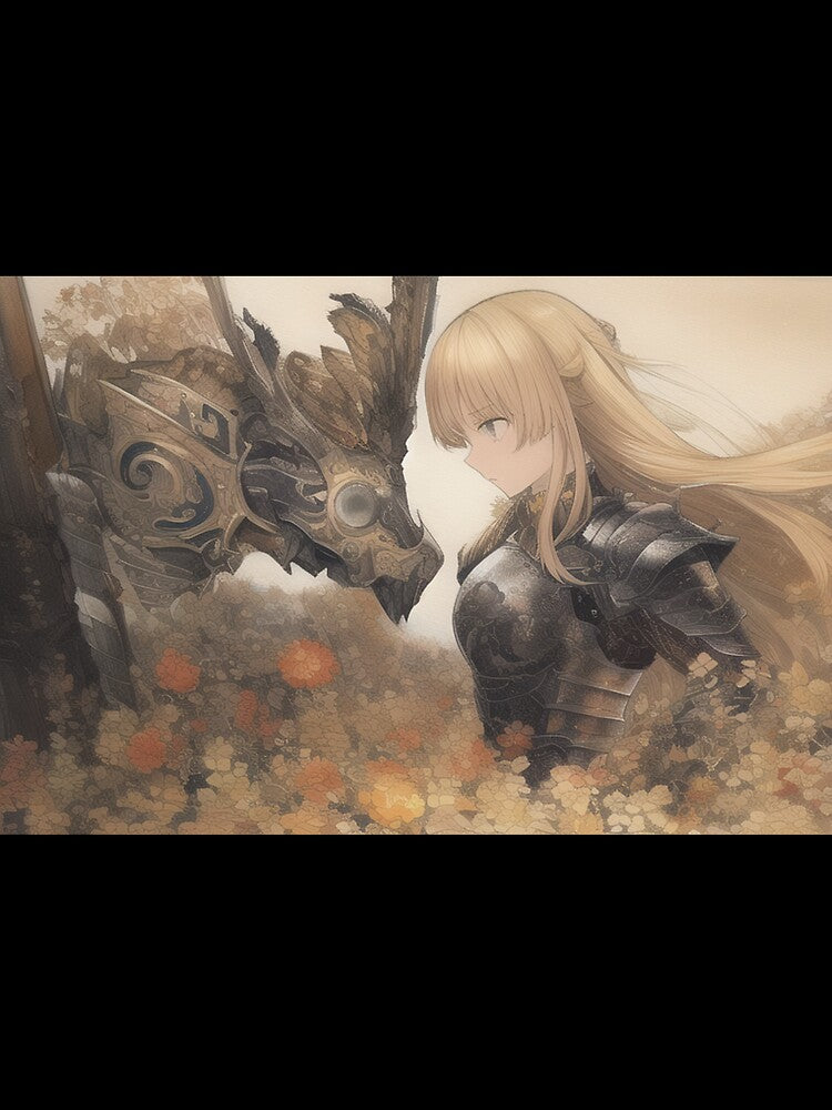 Stoic anime girl by Ganymeade