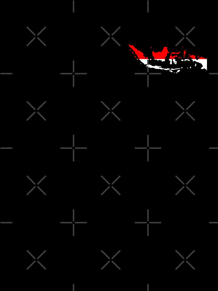 Flag Map of Indonesia by feether-store