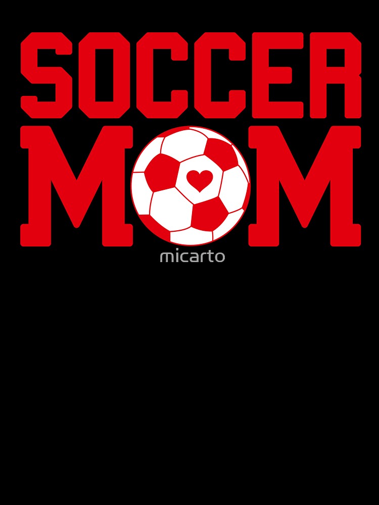 Soccer Mom ball and heart Love sport by micarto