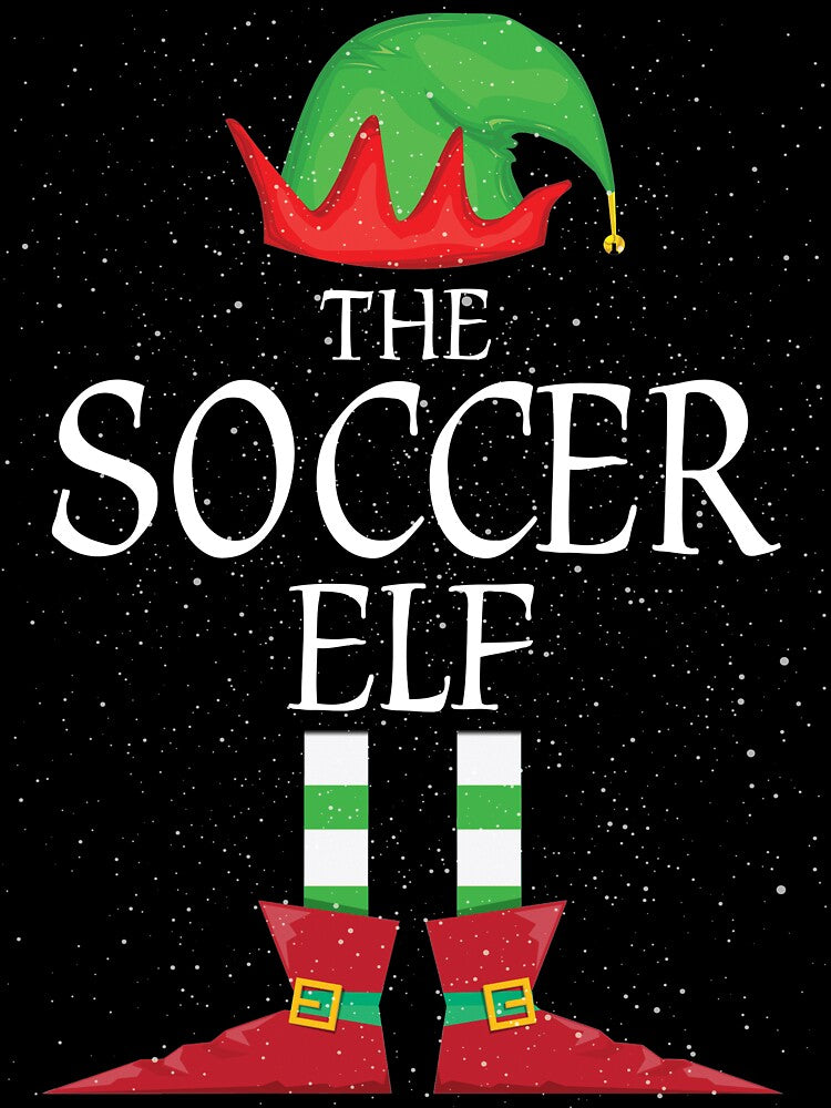 Soccer Elf Family Matching Christmas Group Funny Gift by Teejamson