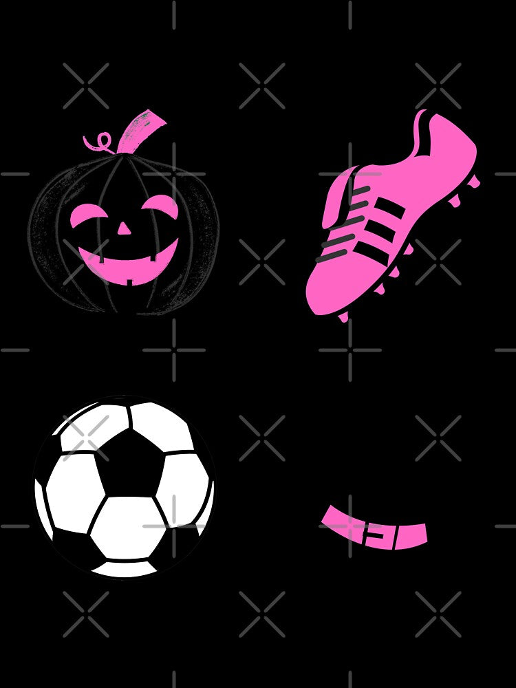 Kids Girl Pink Soccer Halloween - Soccer Ball and Boots by ijdesigns