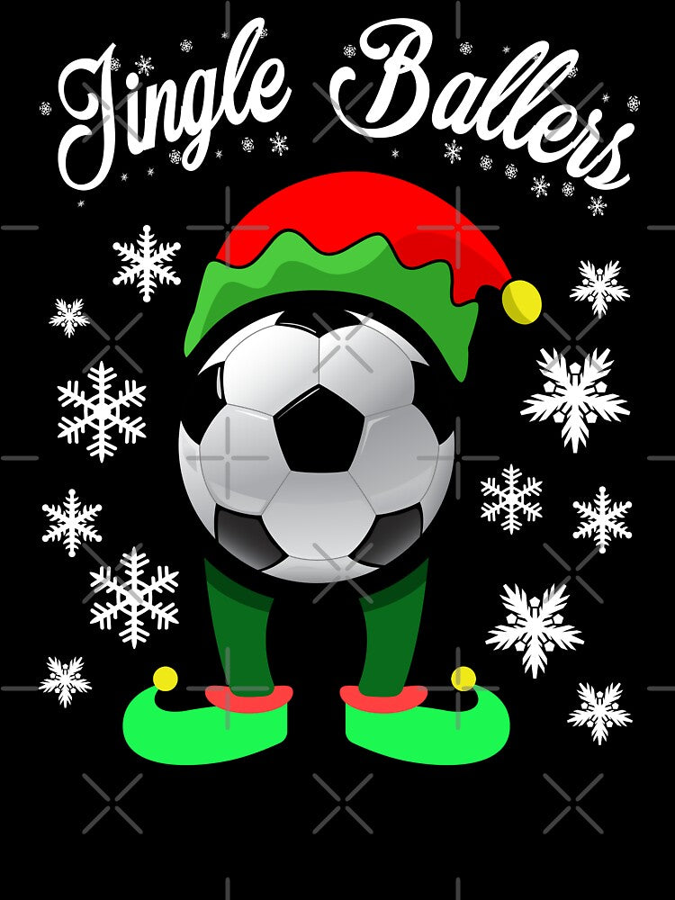 Jingle Ballers Christmas Soccer Football Elf by NUMAcreations
