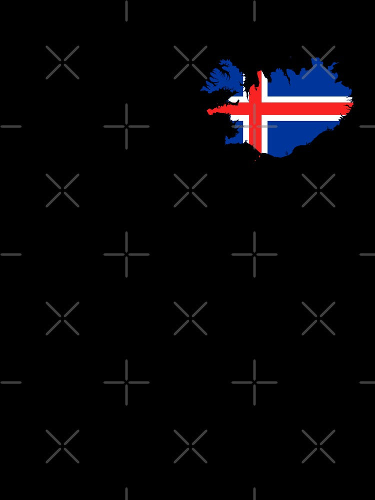 Flag Map of Iceland by DreamBrushy