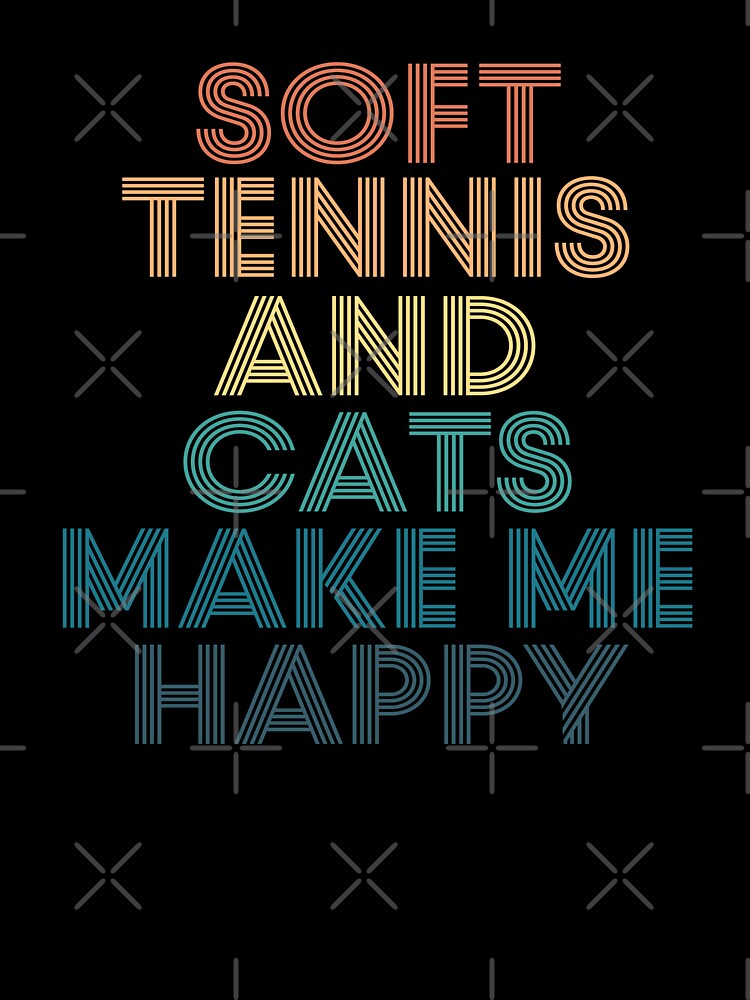 Soft tennis And Cats Make Me Happy by kindxinn