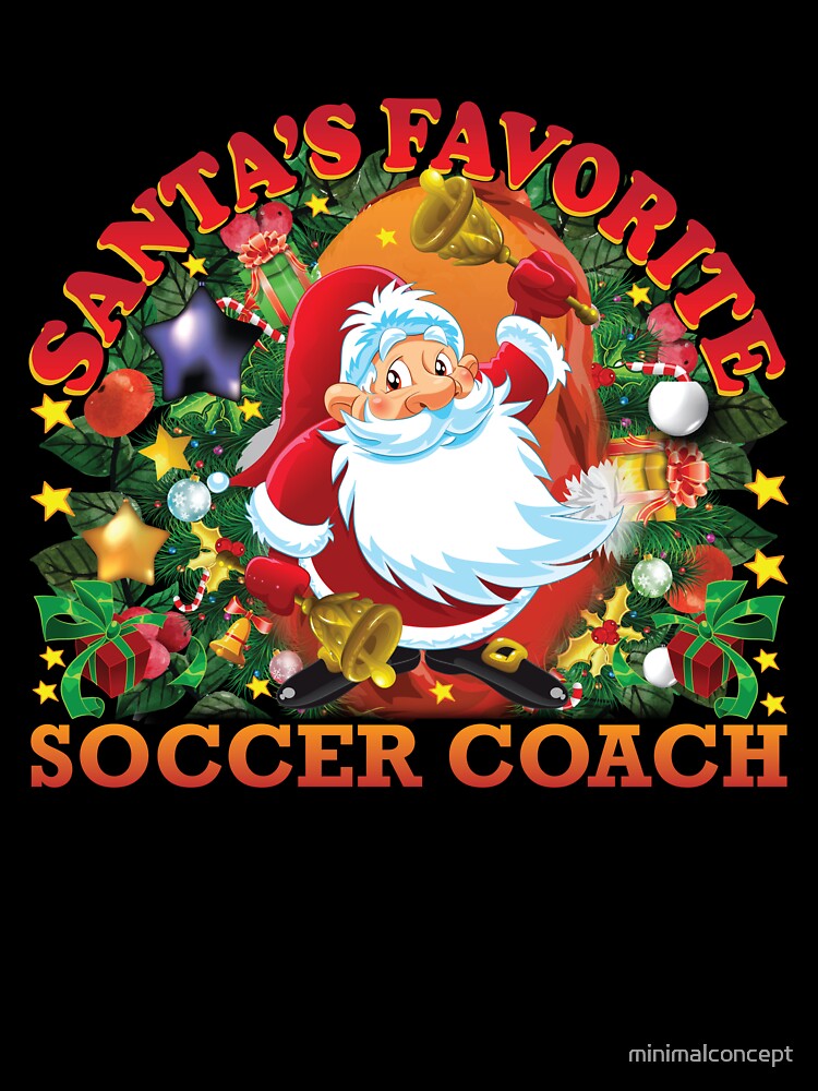 Santa's Favorite Soccer Coach by minimalconcept