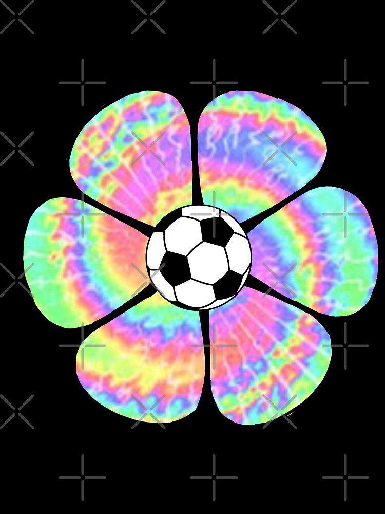 Tie dye soccer flower by Als10806