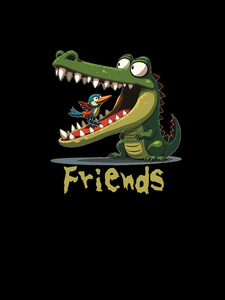 Friends: Crocodile, Little Bird by Inklivion