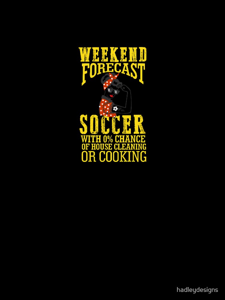 Weekend Forecast Funny Crazy Soccer Mom Life Birthday Gift Hoodie PopSocket by hadleydesigns