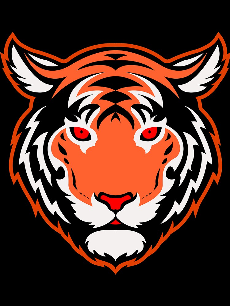 tiger head esport logo by yusufaffandi