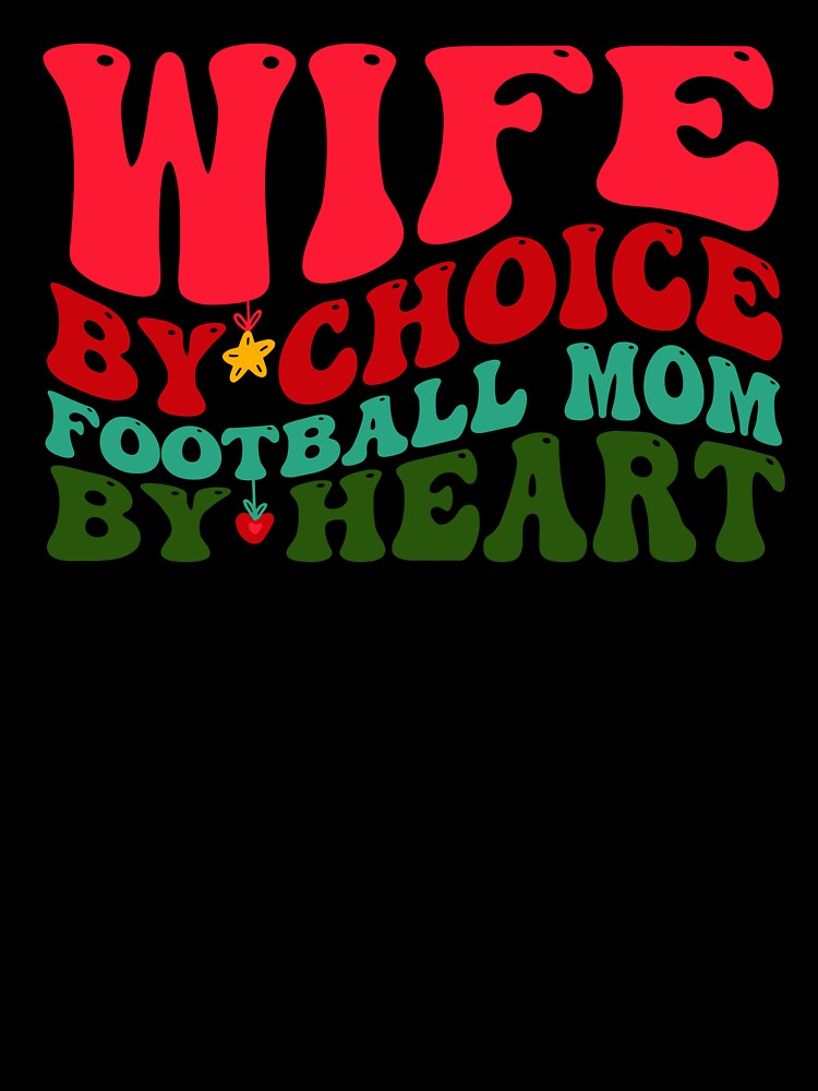 Wife Football Mom Christmas Xmas Funny Groovy by aymanehammi
