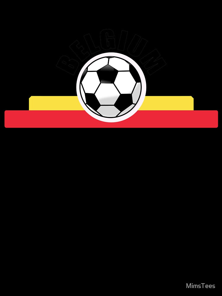 Belgium Football Dad Father's Day Euro 2021 Belgian Football Team Supporter by MimsTees
