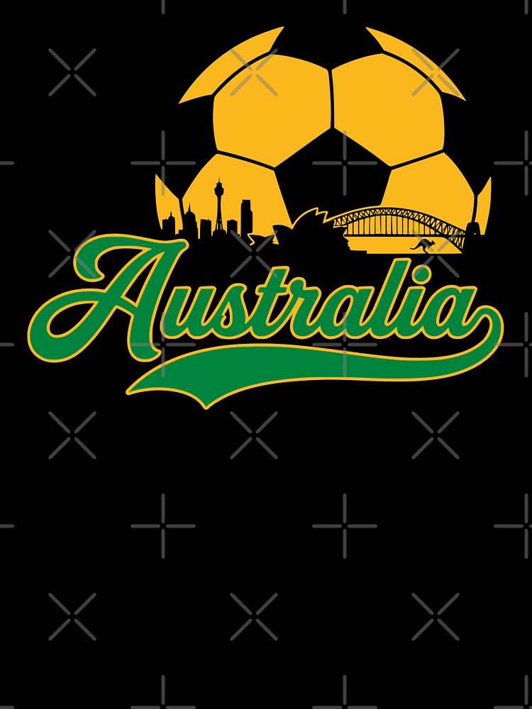 Retro Australia Soccer Skyline Football Fan Graphic by Imaginationbeyond