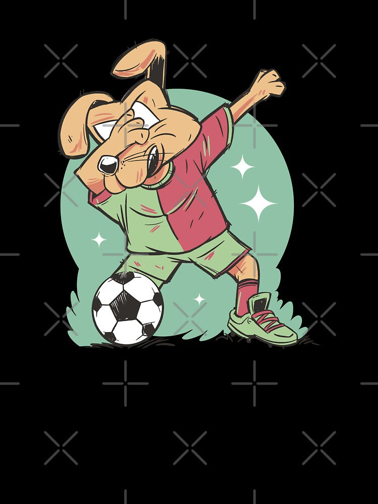 Dabbing football dog by DerSenat