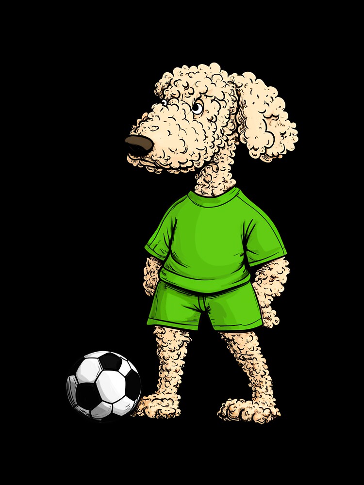 Poodle Football Dog by Soulskier