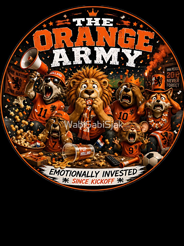 Emotionally Invested Dutch Soccer Fans – The Orange Army by WabiSabiSjak