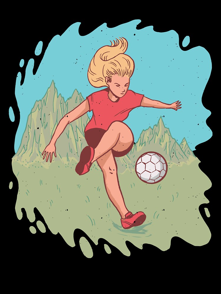 Woman Playing Soccer Sports Girl by AaaleXX