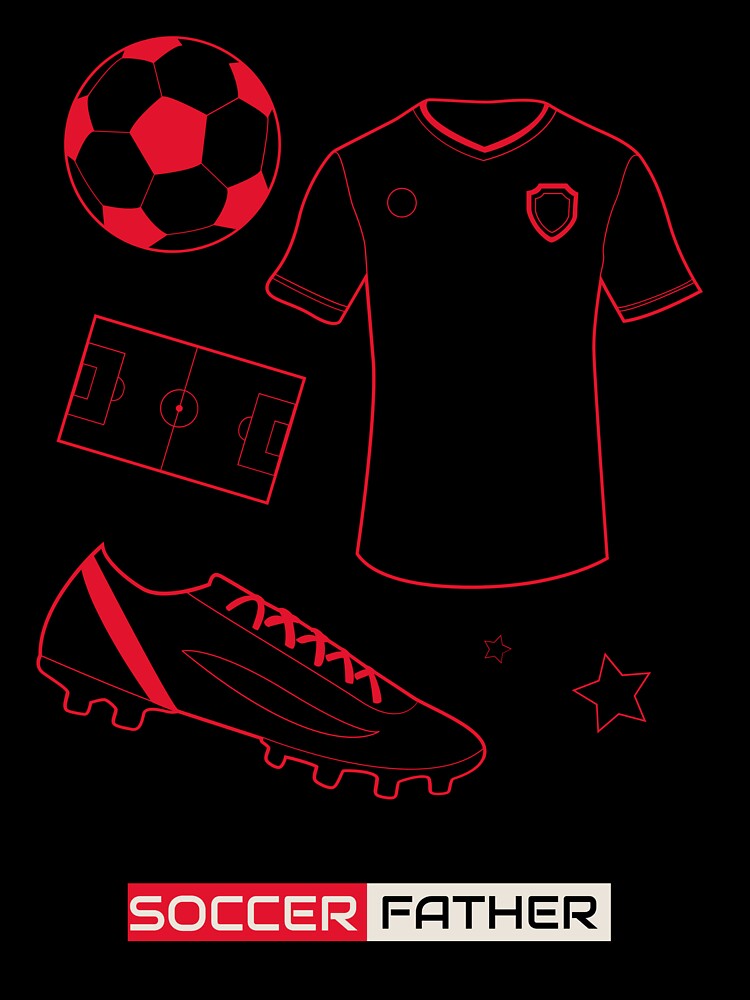 Soccer Father Fathers Day T-Shirt by Mosidrip