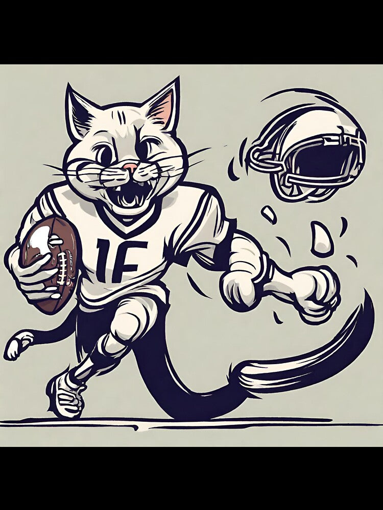 cat playing sport by pig2u