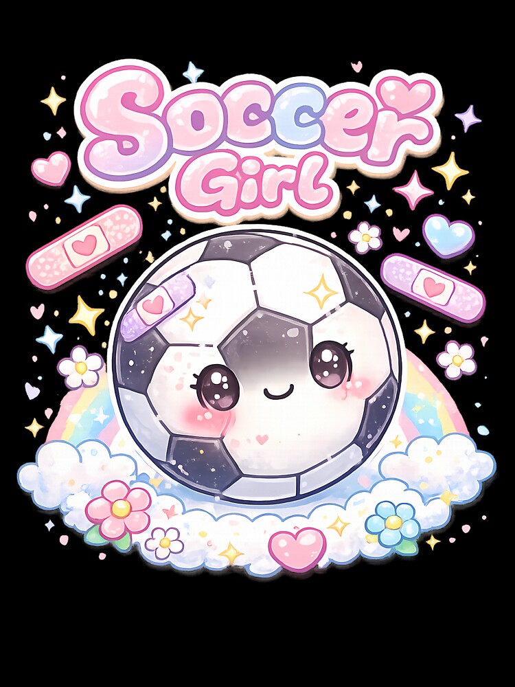 Soccer Girl Kawaii Shirt – Cute Pastel Soccer Tee by MJGalanex