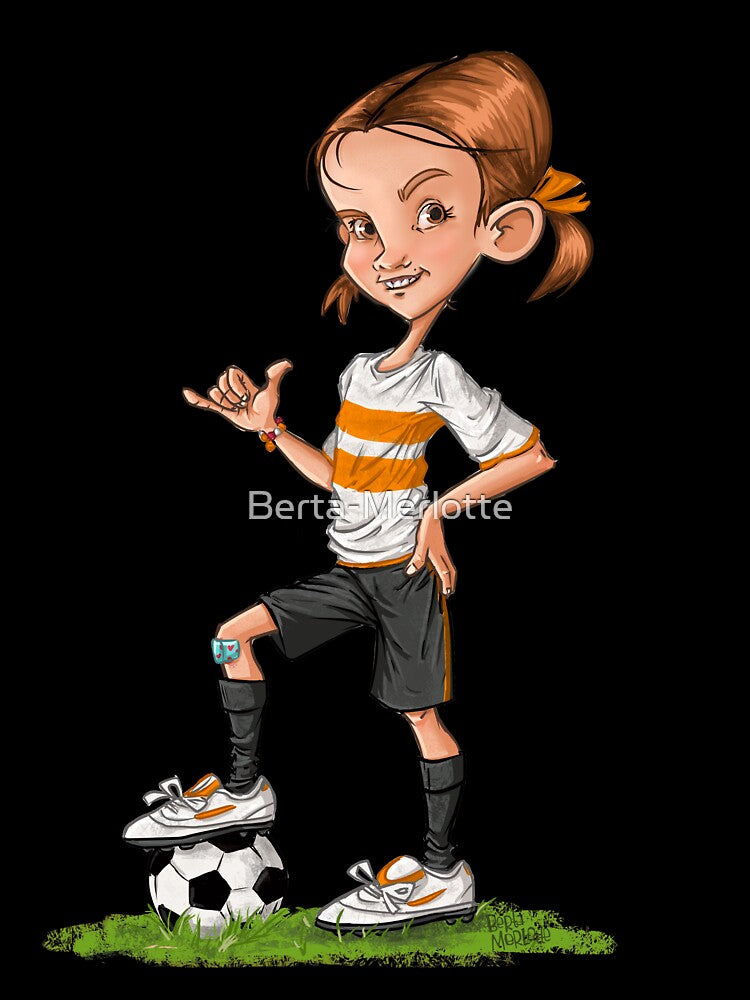 Soccer girl by Berta-Merlotte