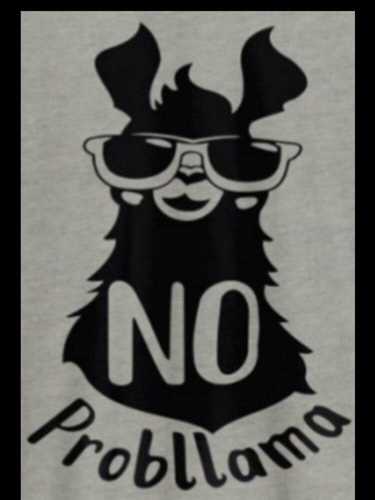No Problamma Printed T-Shirt by storeInsight