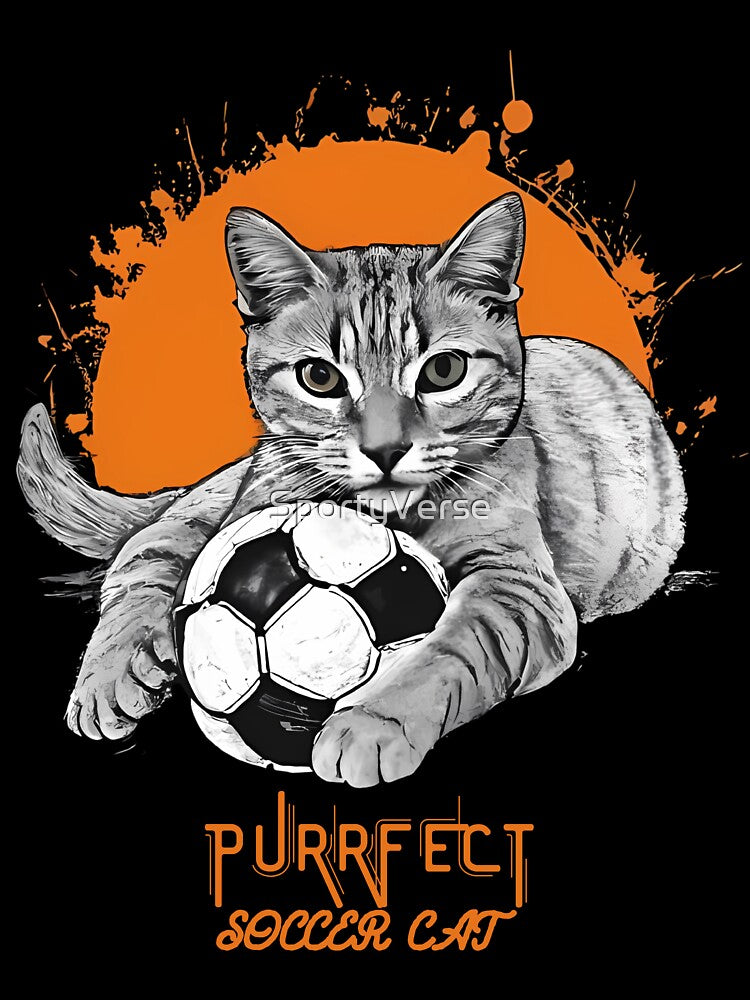 Purrfect Soccer Cat by SportyVerse
