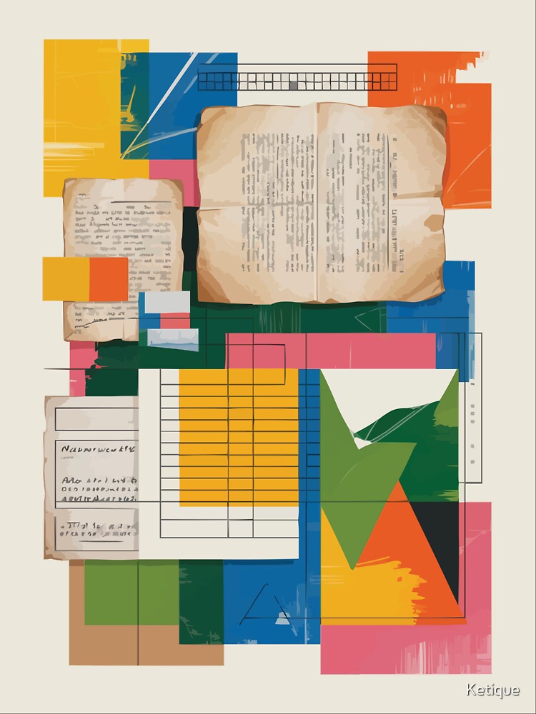 Abstract Note Work Pop art by Ketique