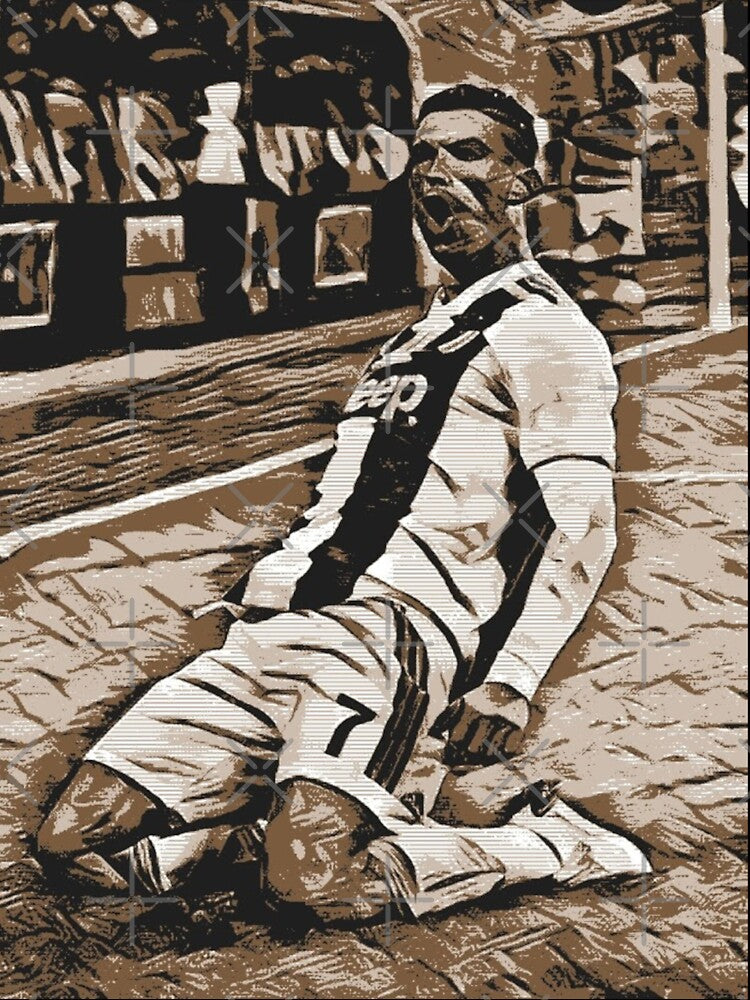Cristiano Ronaldo, Goal Celebration, Juventus FC, Pop Art by DomGDesign