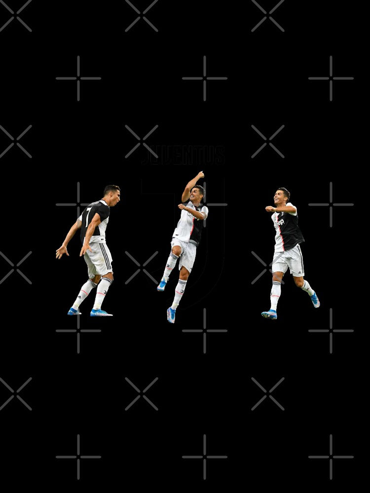 Cristiano Ronaldo Celebration Juventus Logo by Niekvs
