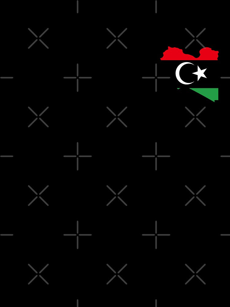 Flag Map of Libya by feether-store
