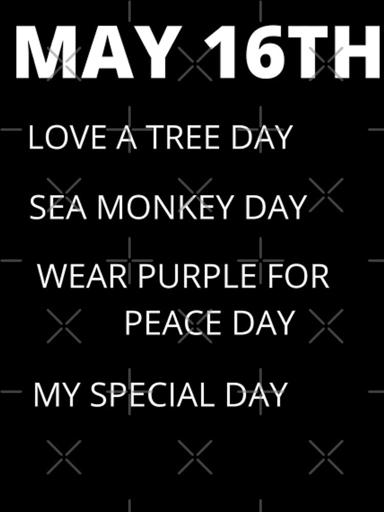 Daily holidays - May 16th by edwardtiptonart