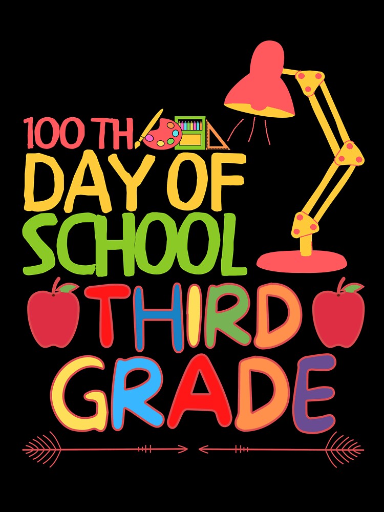 100th day of school Third grade , funny quote by Thecitiesstore