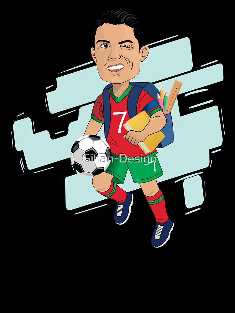 BACK TO SCHOOL - CARICATURE - CHRISTIANO - RONALDO by Gihan-Design