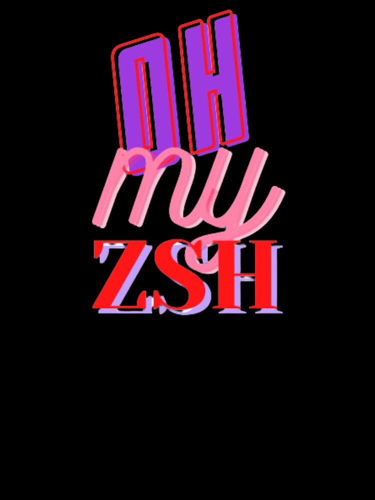 Oh My Zsh essential coding programming theme  T-Shirt by redpalaceark