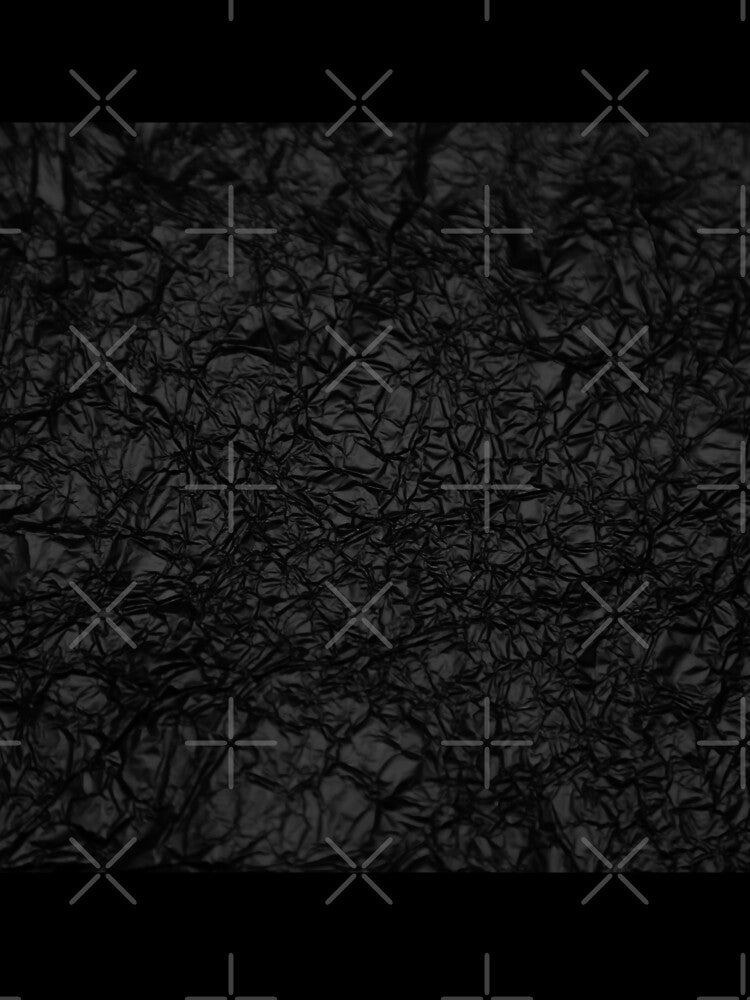 Solid Black Faux Metal by MysticMarble