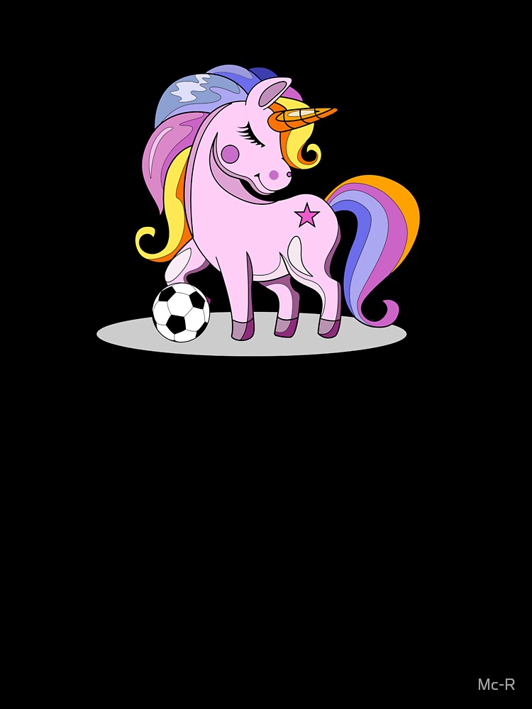 Unicorn Themed Soccer Girl Gifts For Soccer Mom by Mc-R